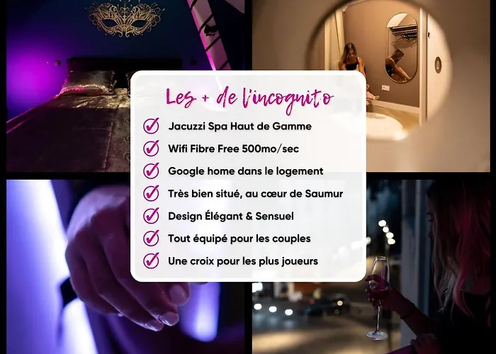 Apartmán L'incognito - Romantisme - Vin - Jacuzzi Saumur