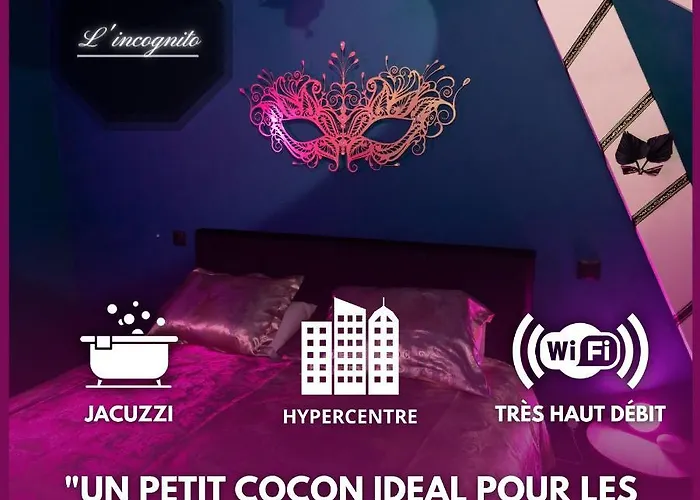 L'incognito - Romantisme - Vin - Jacuzzi Apartamento Saumur